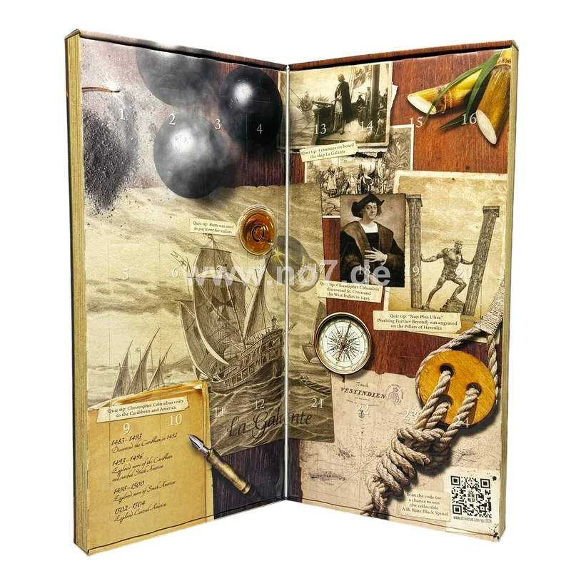 A. H. Riise Adventskalender 24 Experiences 24 x 0,02l