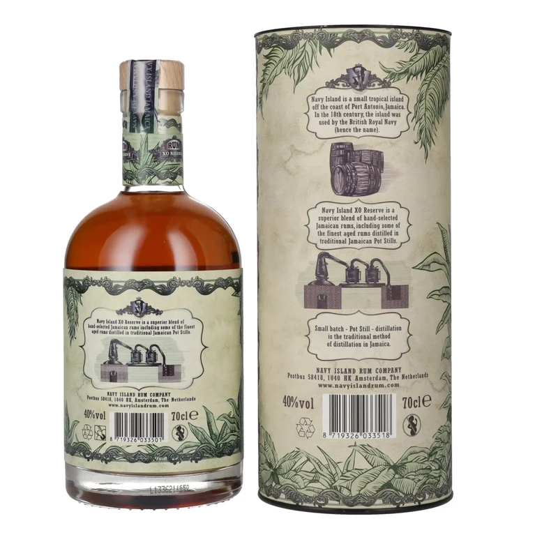 Navy Island JAMAICA XO Reserve Rum 40% Vol. 0,7l in Geschenkbox