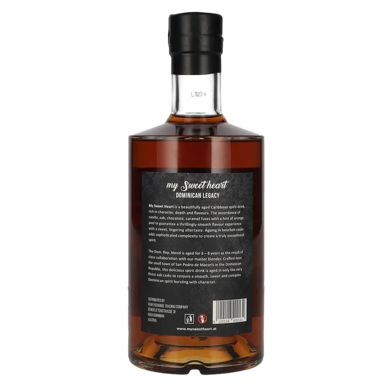 My Sweet Heart Dominican Legacy Vanilla & Marzipan 40% Vol. 0,7l