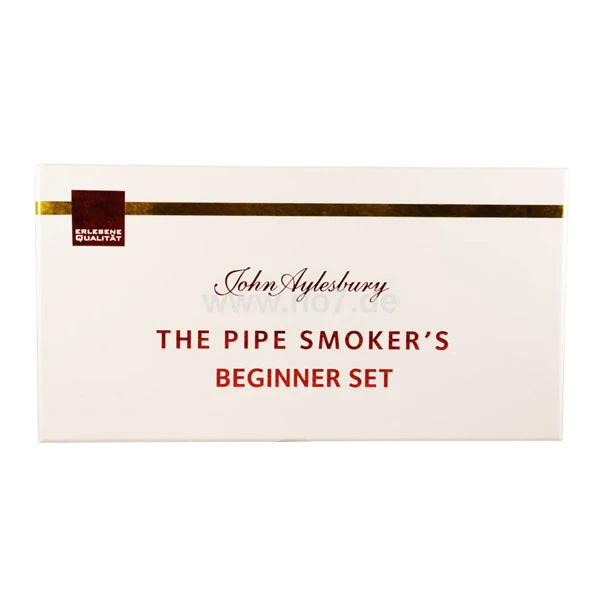The Pipe Smoker´s Beginnerset DELUXE gerade dunkelbraun John Aylesbury