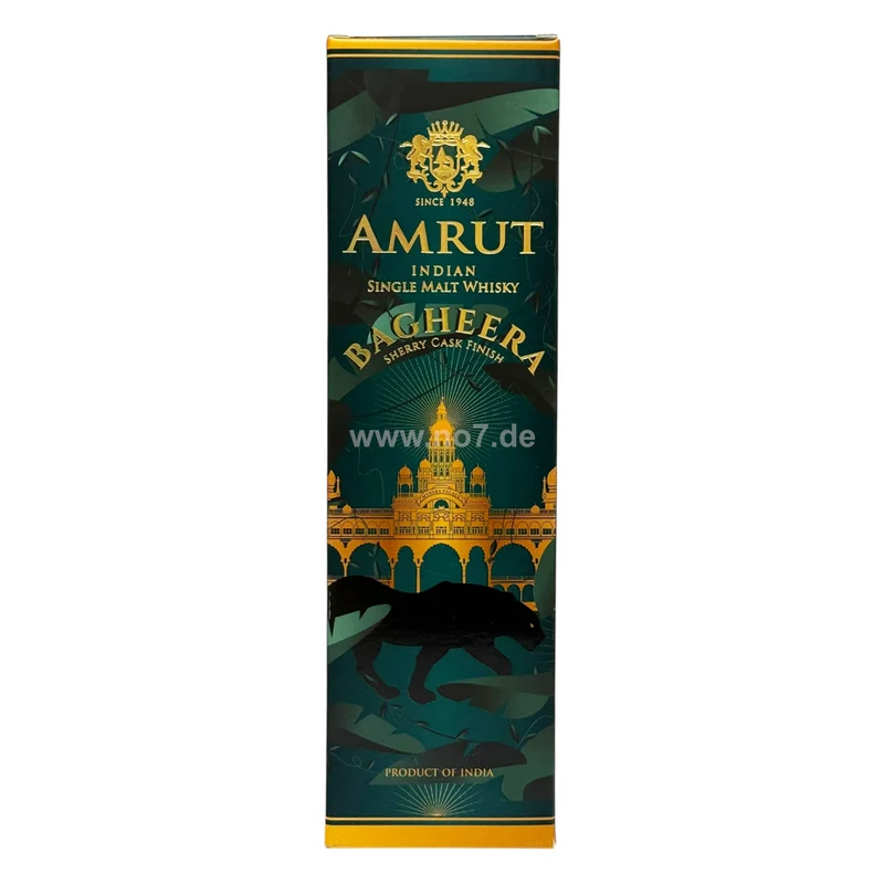 Amrut Bagheera Single Malt Whisky Single Malt aus Indien 0,5l