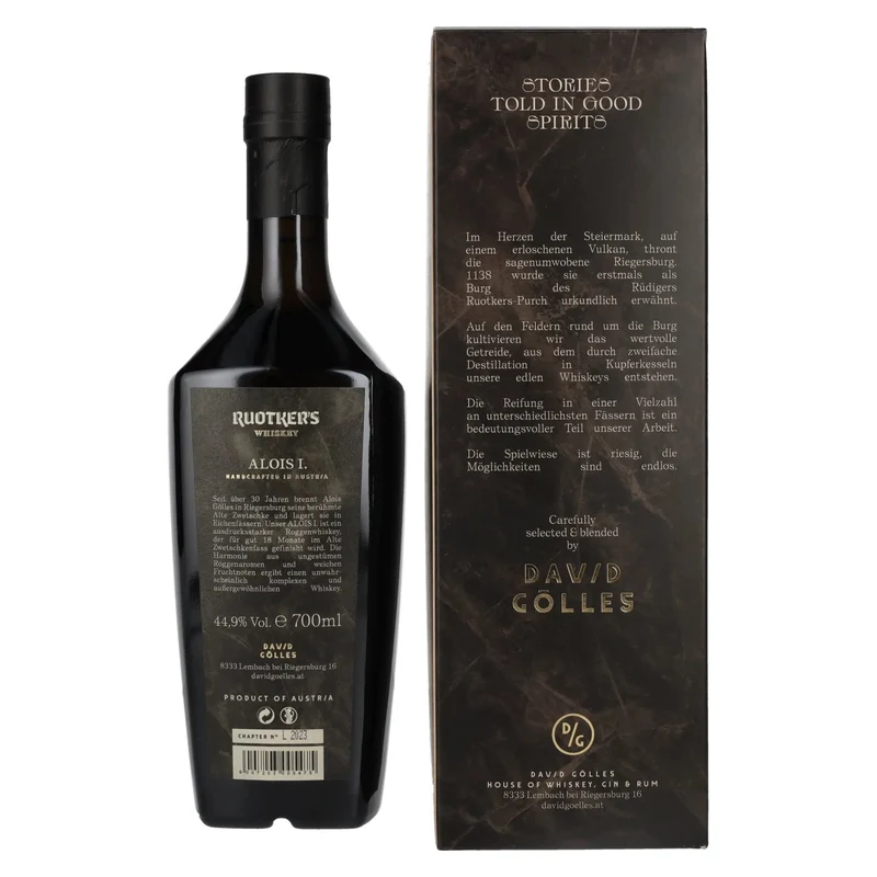 Ruotker's ALOIS I. Whiskey 44,9% Vol. 0,7l in Geschenkbox