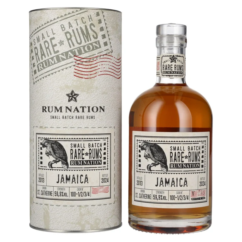 Rum Nation Rare Rum JAMAICA 2013/2024 59,9% Vol. 0,7l in Geschenkbox