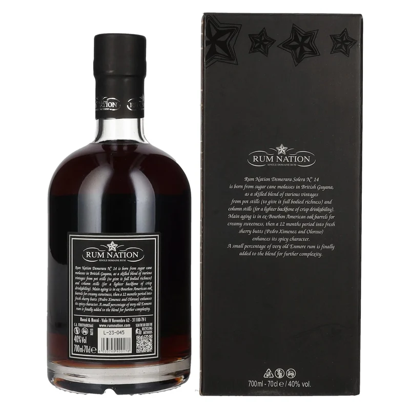 Rum Nation Demerara No. 14 Limited Edition 40% Vol. 0,7l in Geschenkbox