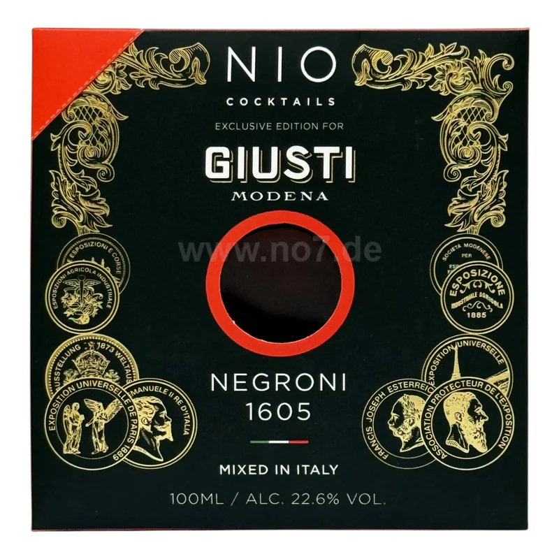 NIO Cocktails Giusti Negroni 1605 0,1l