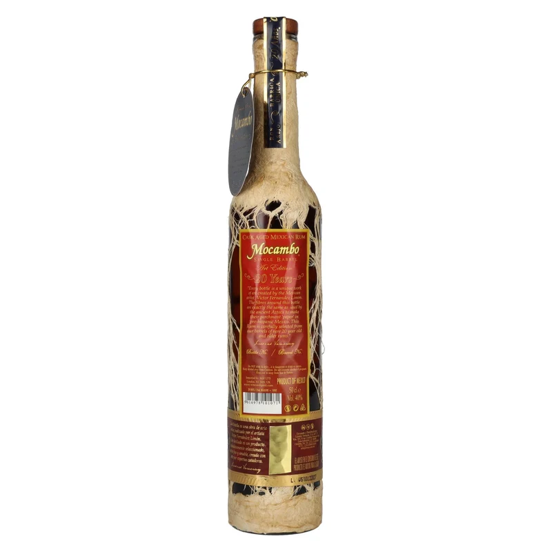Mocambo Ron Añejo 20 Años Barrica Selecta Premium Edición de Arte 40% Vol. 0,5l