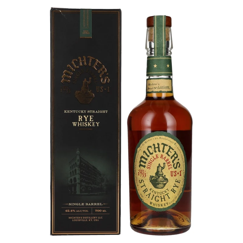 Michter's US*1 Kentucky Single Barrel Straight Rye Whiskey 42,4% Vol. 0,7l in Geschenkbox