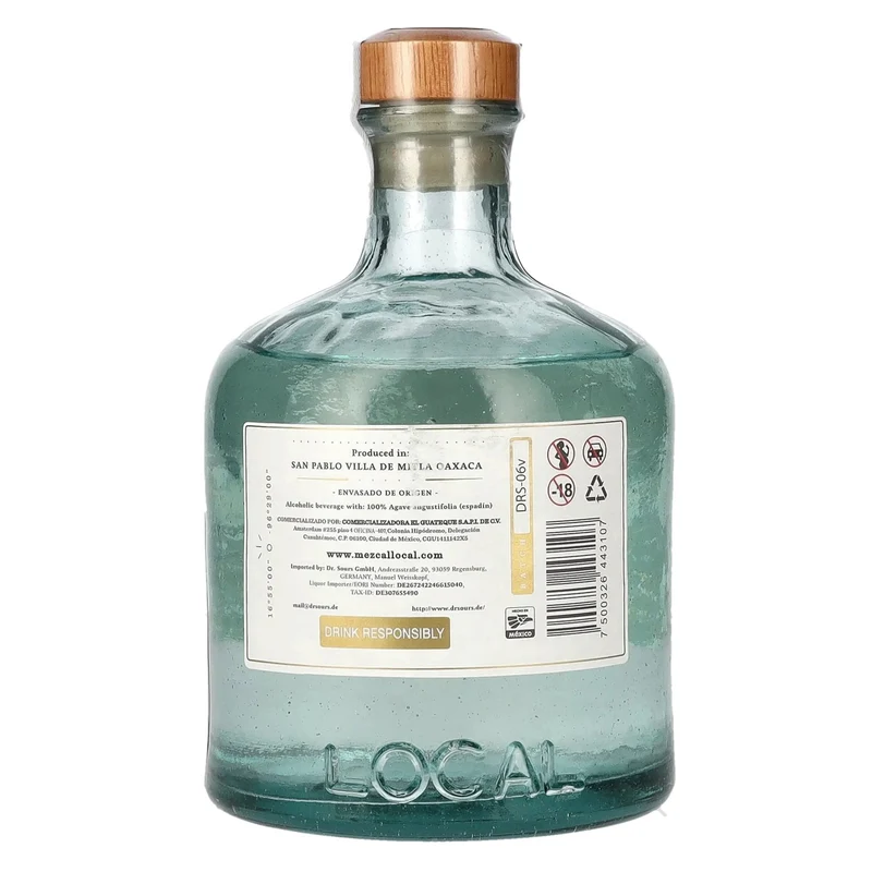 Mezcal Artesanal Local DOP 42% Vol. 0,7l