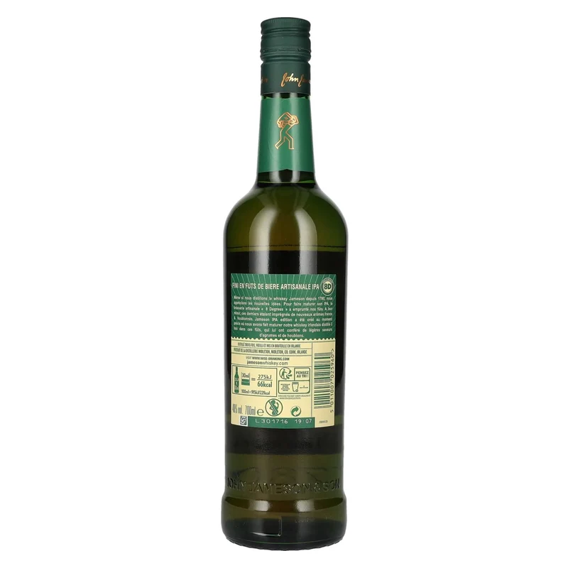 Jameson CASKMATES Triple Distilled Irish Whiskey IPA EDITION 40% Vol. 0,7l