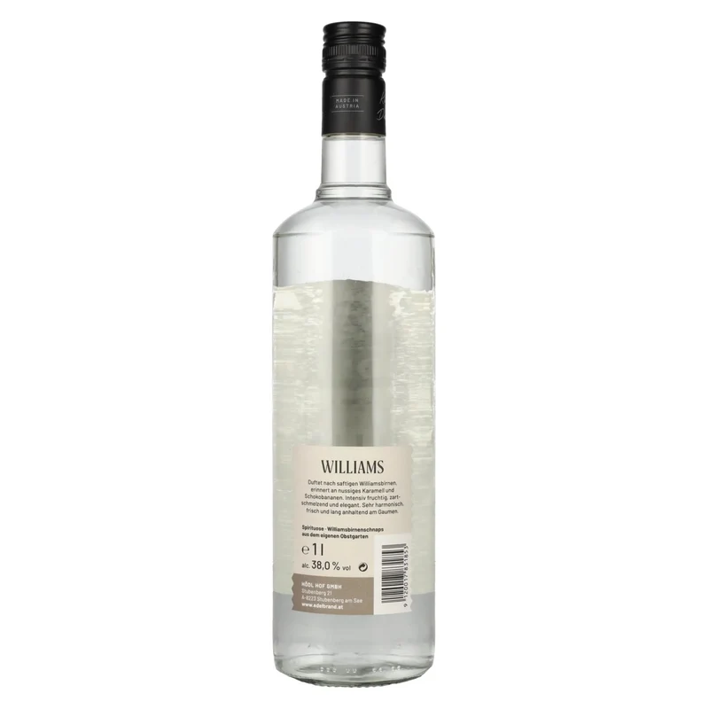 Hödl Hof WILLIAMS Williamsbirnenschnaps 38% Vol. 1l