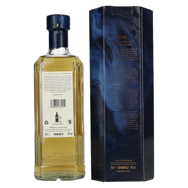 Eden Mill BOURBON CASK Single Malt Whisky 46% Vol. 0,7l in Geschenkbox