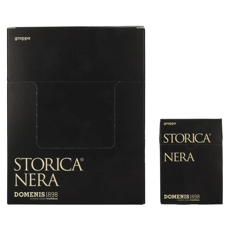 Domenis 1898 STORICA NERA Grappa 50% Vol. 10x10x0,005l in Geschenkbox