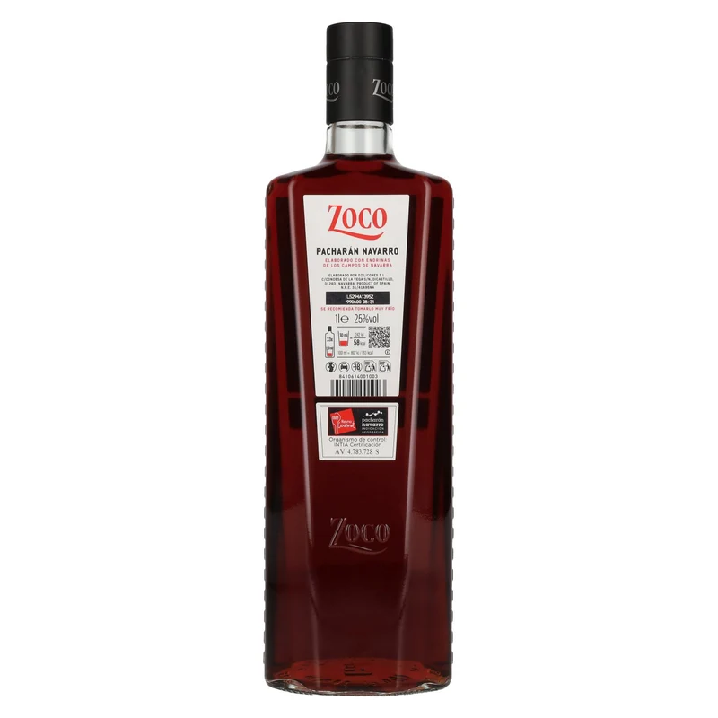 ZOCO Pacharán Schlehen Likör 25% Vol. 1l