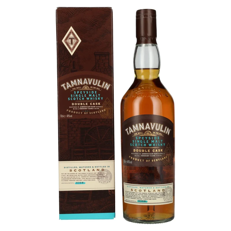 Tamnavulin DOUBLE CASK Speyside Single Malt Scotch Whisky 40% Vol. 0,7l in Geschenkbox