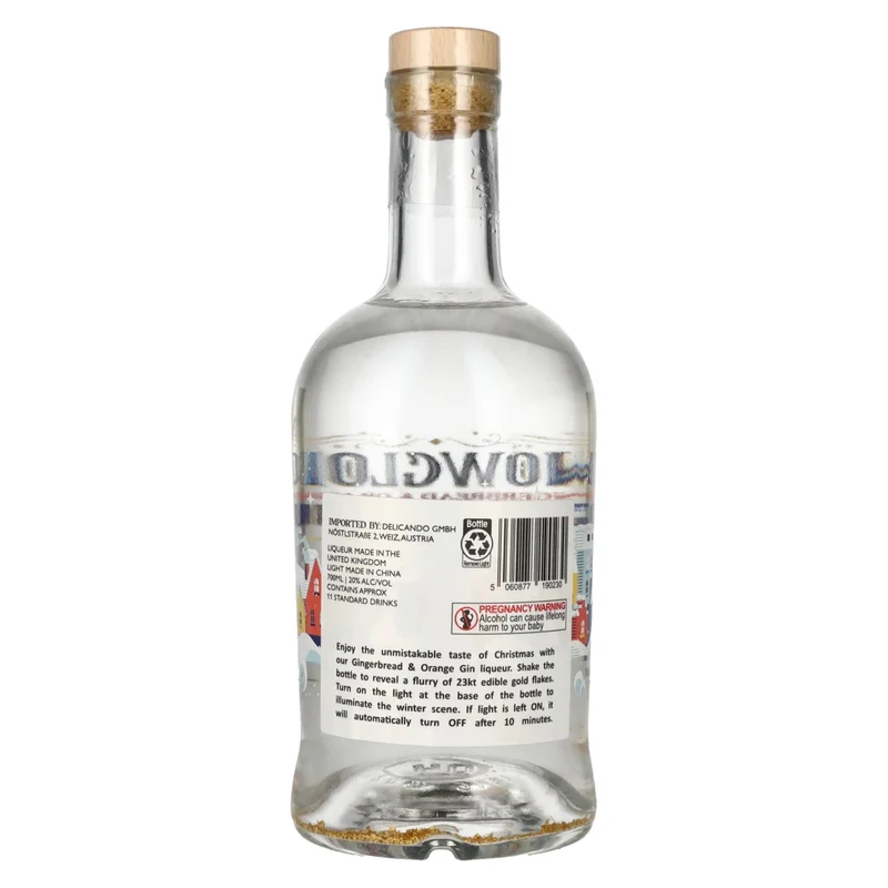 Snowglobe Orange & Gingerbread Gin Liqueur 20% Vol. 0,7l