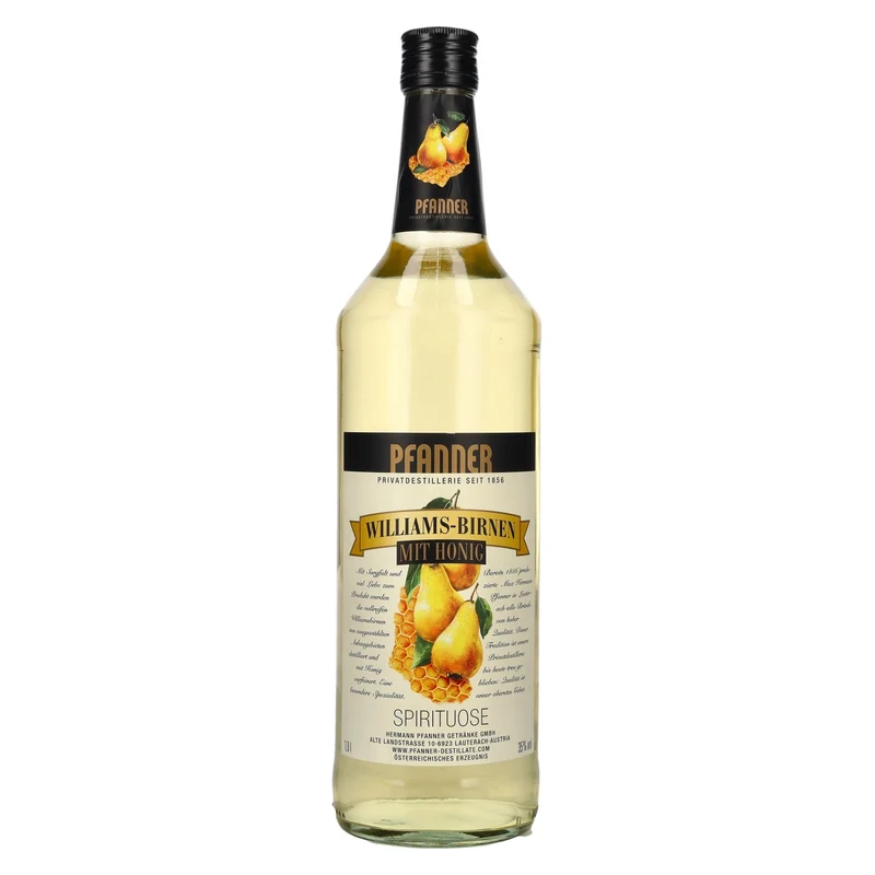 Pfanner Williams-Birnen mit Honig 35% Vol. 1l