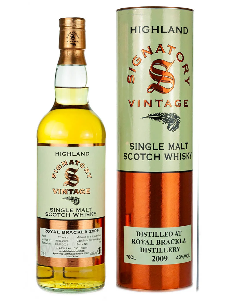 Royal Brackla 12 Year Old 2009 Signatory Highland