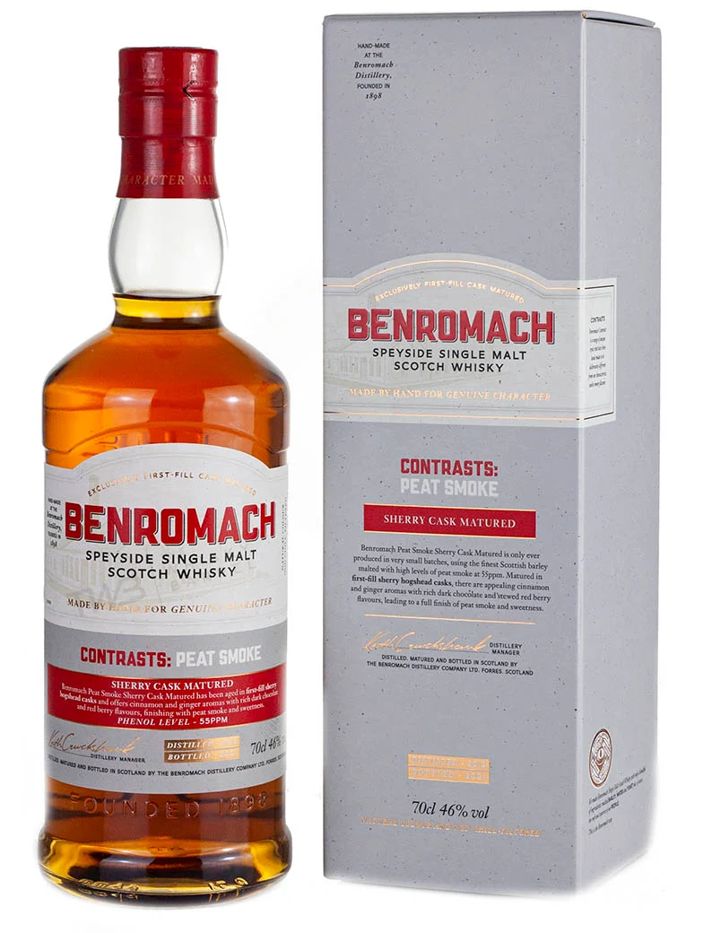 Benromach 2012 Contrasts: Peat Smoke Sherry Cask