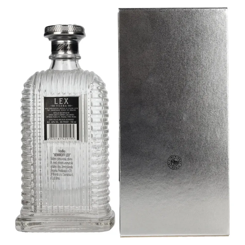 LEX by Nemiroff Ultra Premium Vodka 40% Vol. 0,7l in Geschenkbox