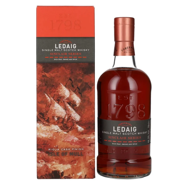 Ledaig SINCLAIR SERIES Rioja Cask Finish 46,3% Vol. 0,7l in Geschenkbox
