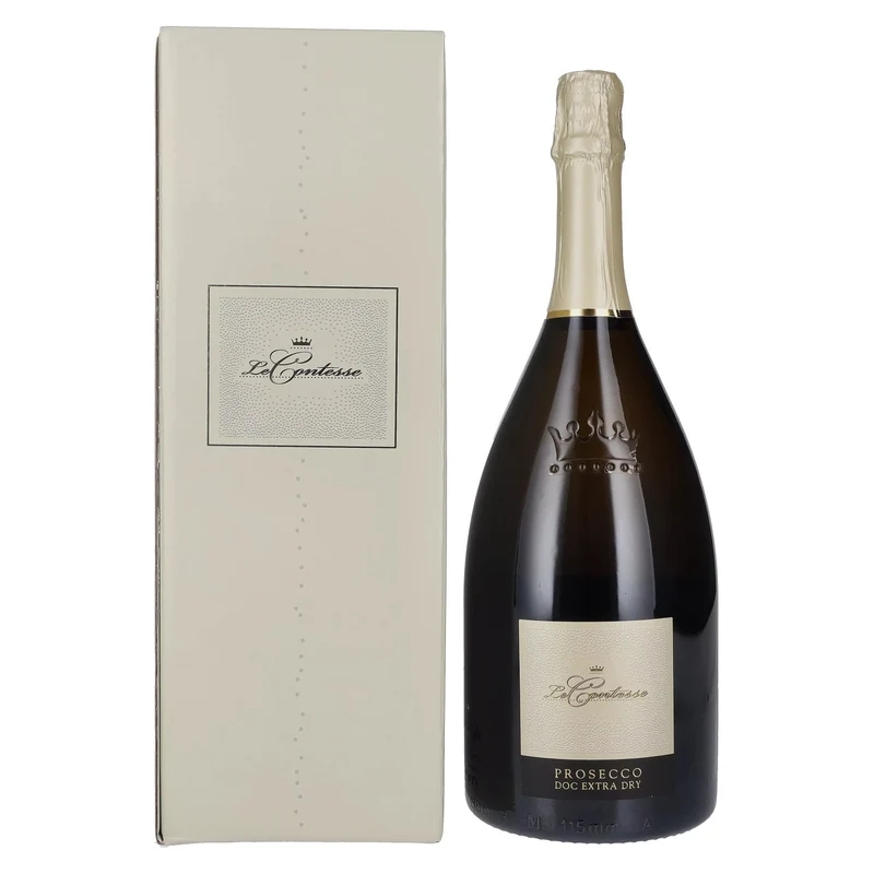 Le Contesse Prosecco DOC Treviso Extra Dry 11% Vol. 1,5l in Geschenkbox
