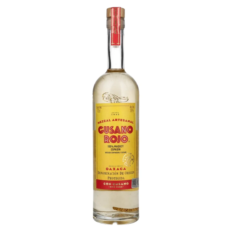 Gusano Rojo Mezcal mit WURM 38% Vol. 0,7l