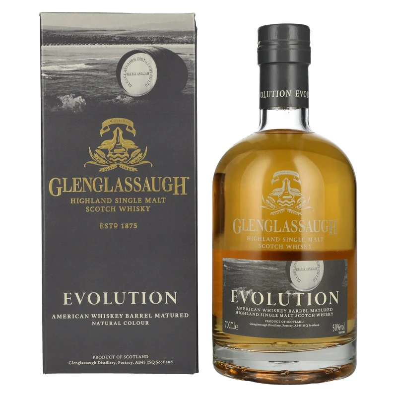 Glenglassaugh EVOLUTION Highland Single Malt Scotch Whisky 50% Vol. 0,7l in Geschenkbox