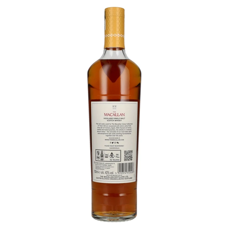 The Macallan 15 Years Old Colour Collection Highland Single Malt Scotch Whisky 43% Vol. 0,7l