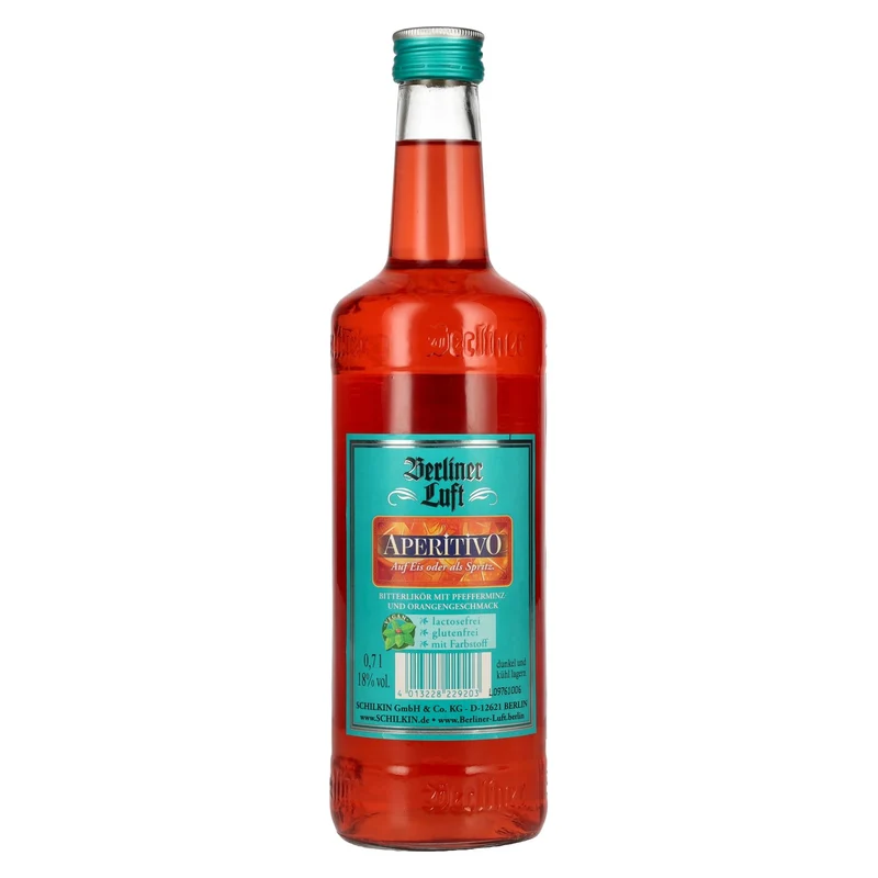 Berliner Luft APERITIVO Der Frische Pfefferminzlikör 18% Vol. 0,7l