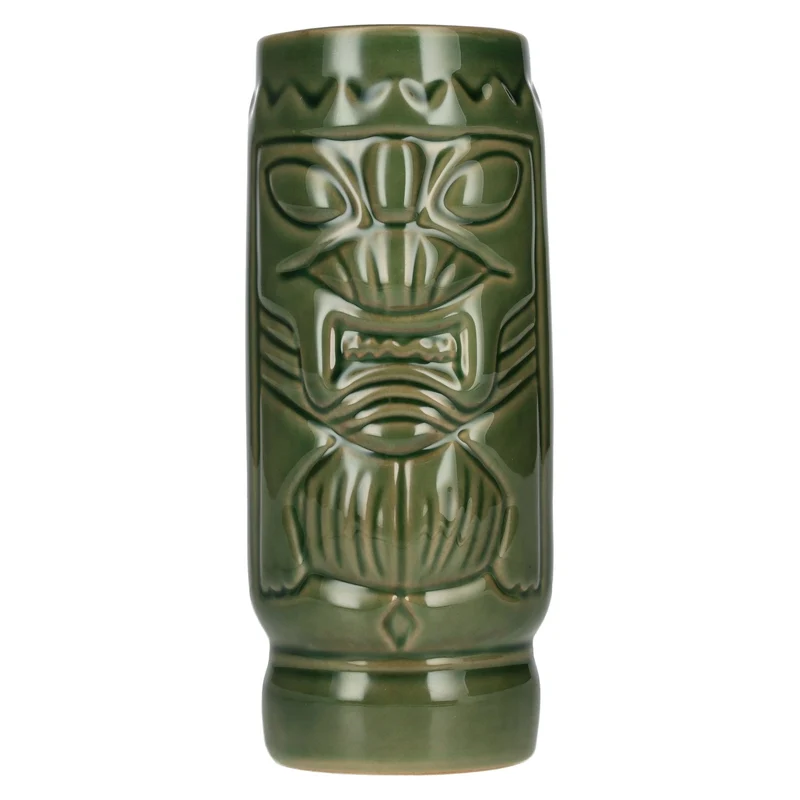 Tiki Mug Ceramic Mean Green 0,5l