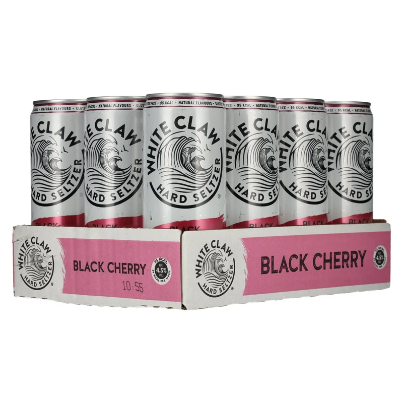 White Claw Hard Seltzer Black Cherry 4,5% Vol. 12x0,33l Dosen Pfand