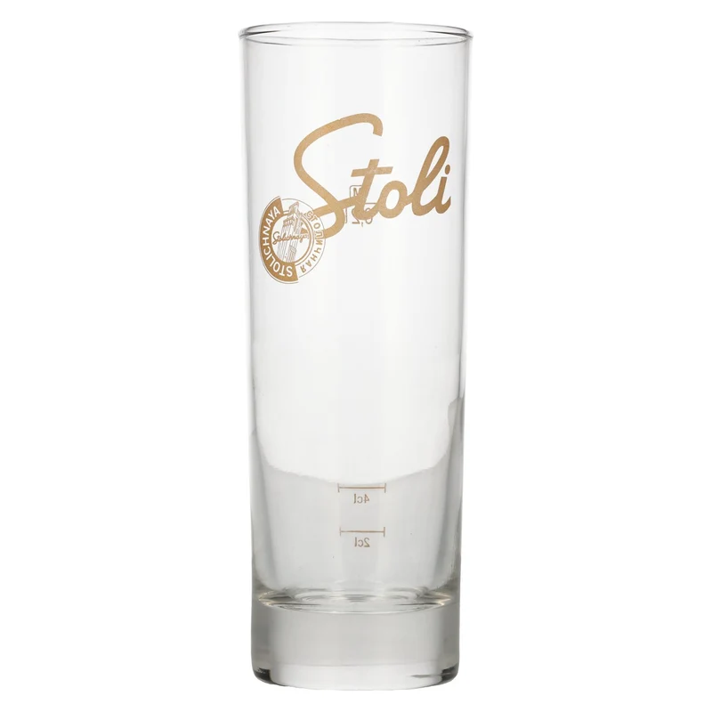 Stolichnaya Stoli Longdrinkglas mit Eichung