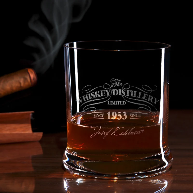 graviertes Whiskyglas Limited mit Name und Geburtsjahr