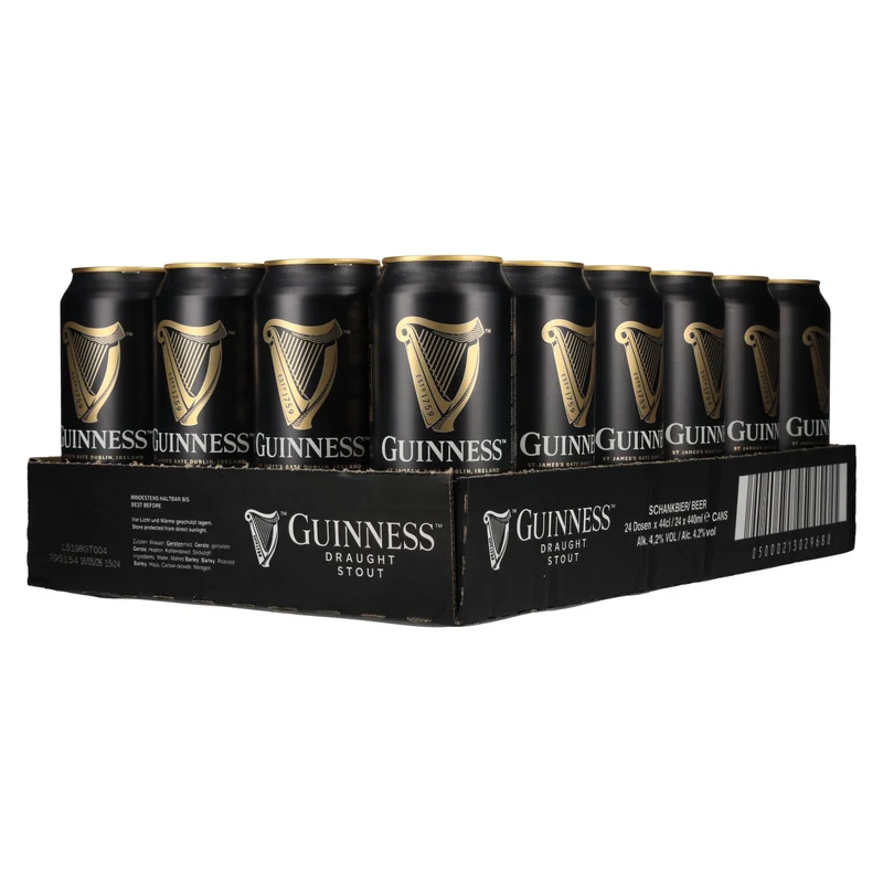 Guinness Draught Stout 4,2% Vol. 24x0,44l Dosen Pfand