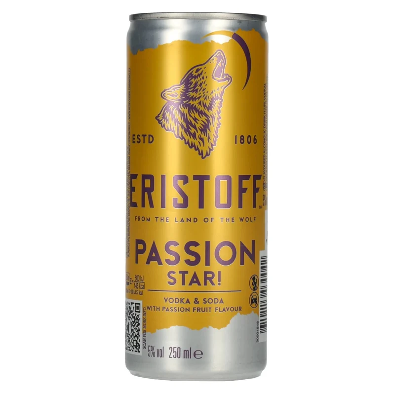 Eristoff Passion Star 5% Vol. 0,25l Dose Pfand