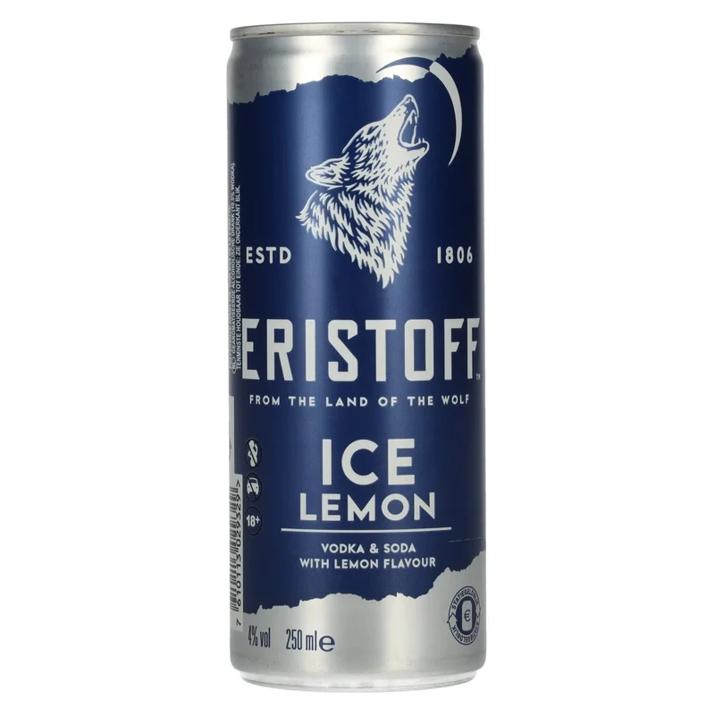 Eristoff Ice Lemon 4% Vol. 0,25l Dose Pfand