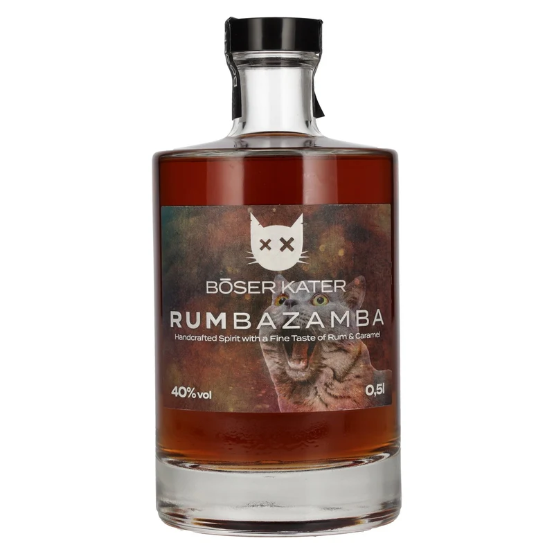 BÖSER KATER RUMbazamba Caramel Toffee Spirit Drink 40% Vol. 0,5l