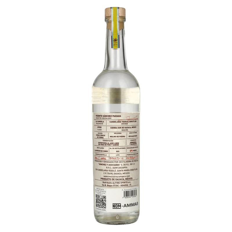 Rey Campero Mezcal CUISHE 48,7% Vol. 0,7l