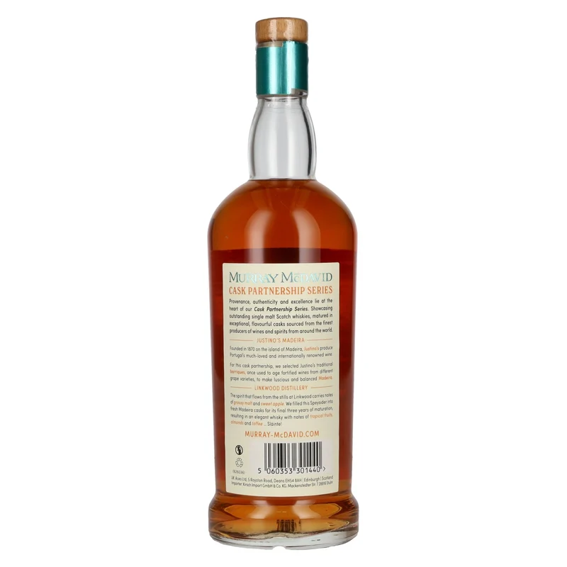 Murray McDavid PARTNERSHIP SERIES 8 Years Old LINKWOOD Justino's Madeira Cask 2017 55,2% Vol. 0,7l