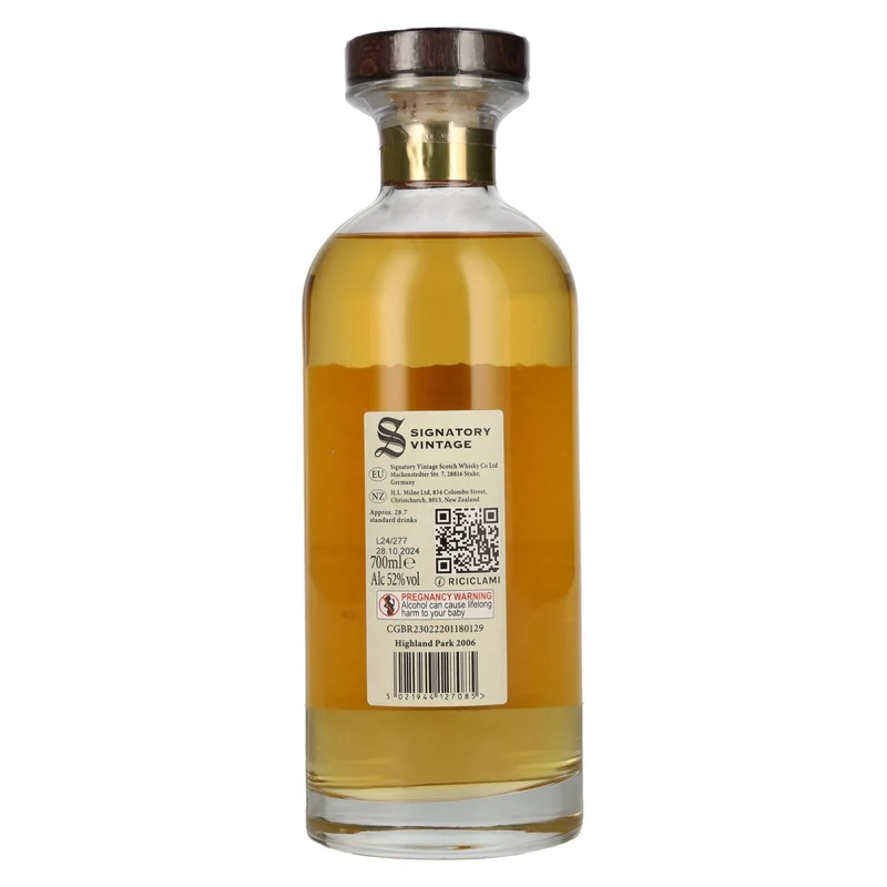Signatory Vintage 18 Years Old HIGHLAND PARK The Decanter Collection 52% Vol. 0,7l