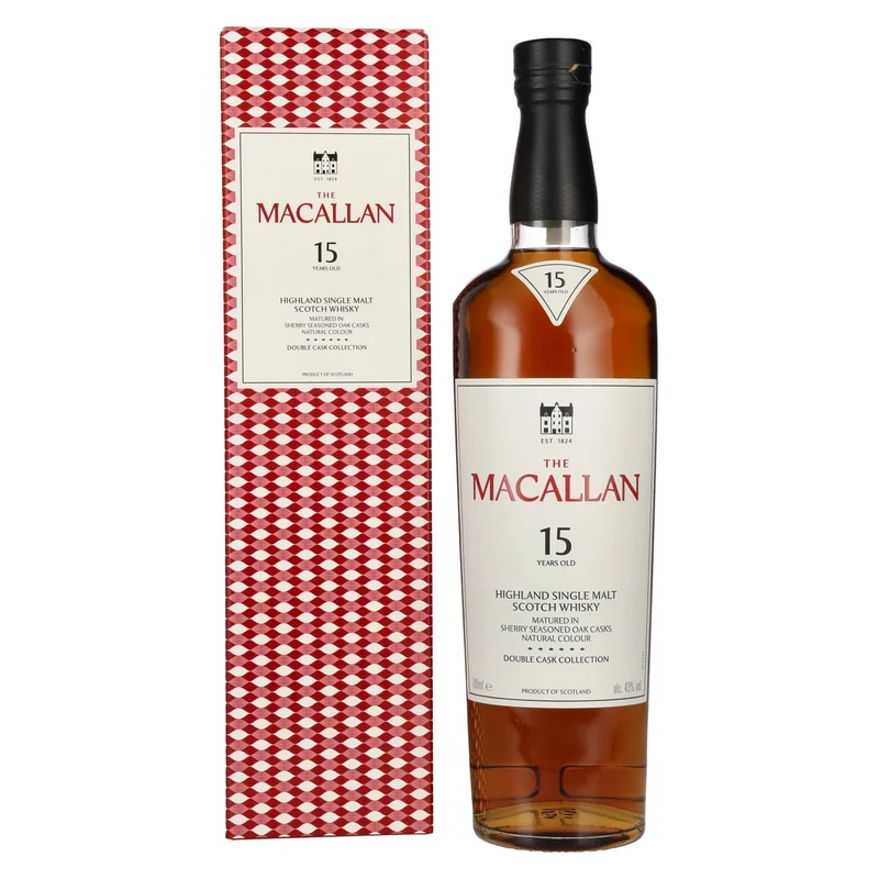 The Macallan 15 Years Old DOUBLE CASK 43% Vol. 0,7l in Geschenkbox