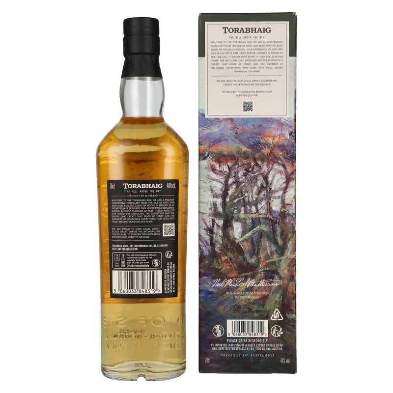 Torabhaig TAIGH House Style Stoidhle Taighe Single Malt 46% Vol. 0,7l in Geschenkbox