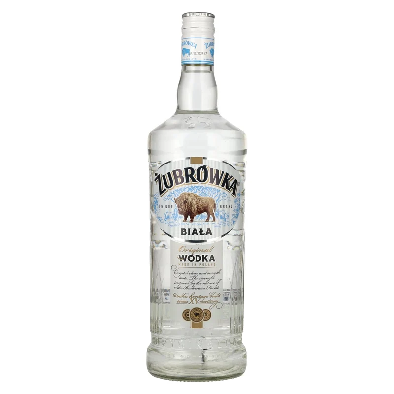 Zubrowka BIALA The Original Vodka 40% Vol. 1l