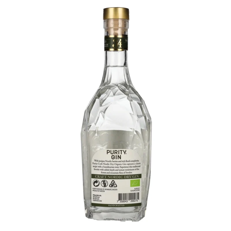 Purity 34 CRAFT NORDIC Organic Dry Gin 43% Vol. 0,7l