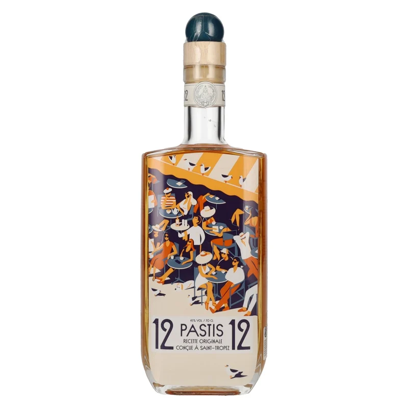 Pastis 12/12 Recette Originale Conçue à Saint-Tropez 45% Vol. 0,7l