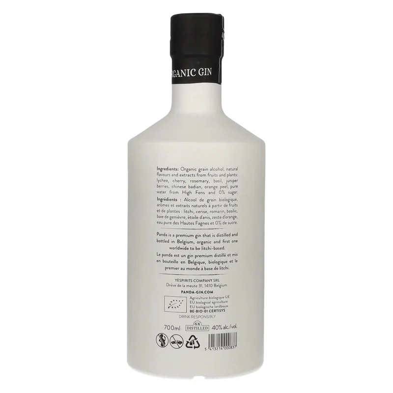 PANDA Organic Gin 40% Vol. 0,7l