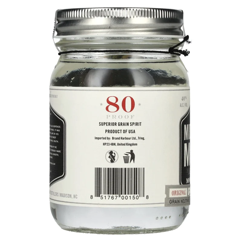 Midnight Moon Moonshine ORIGINAL Getreidebrand 40% Vol. 0,35l
