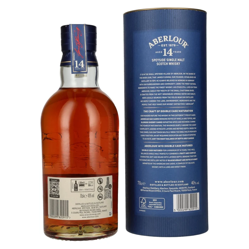 Aberlour 14 Years Old DOUBLE CASK MATURED Batch 012 40% Vol. 0,7l in Geschenkbox