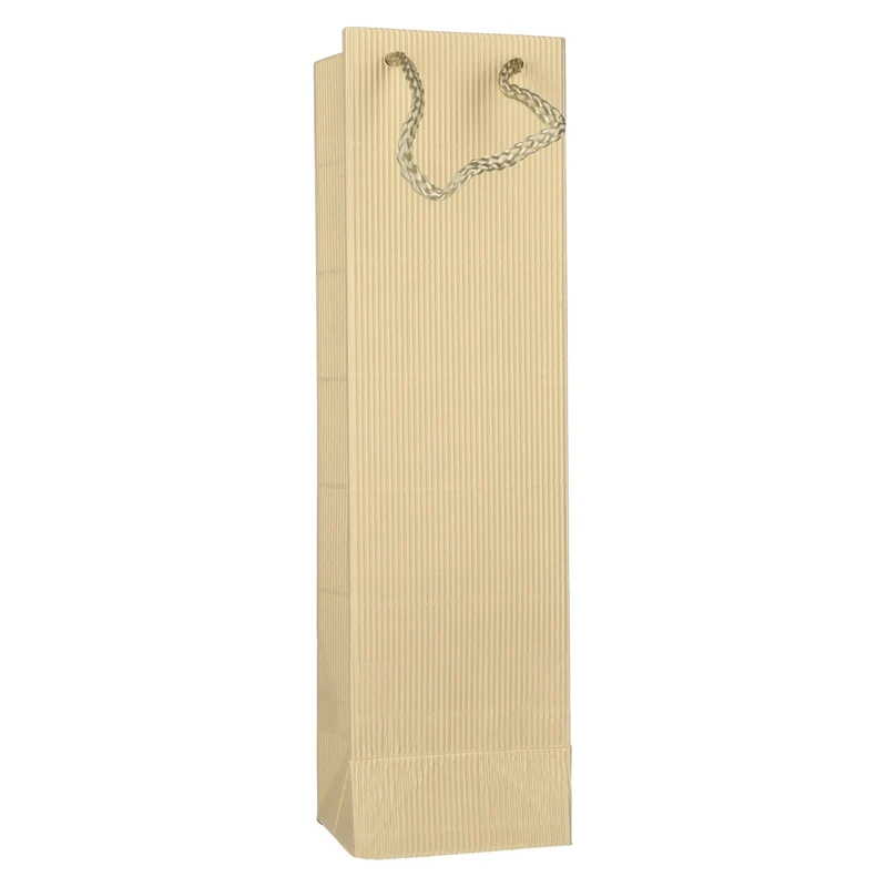 Tragetasche CREME-GOLD Offene Welle 1er 36 cm