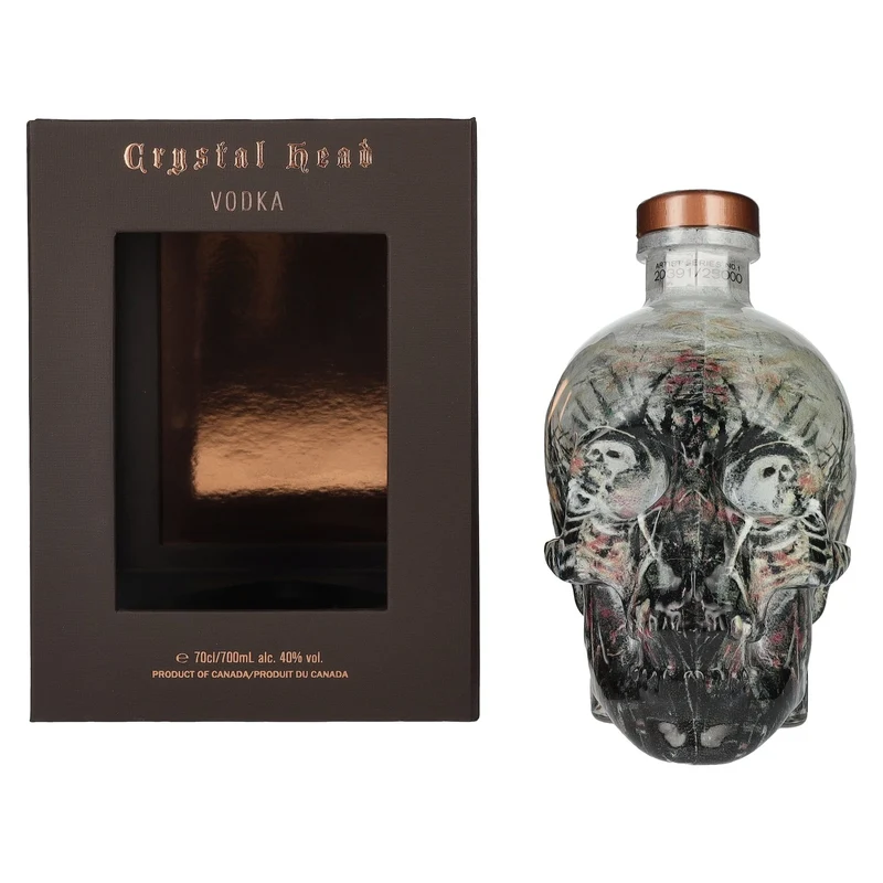 Crystal Head Vodka John Alexander Artist Series 40% Vol. 0,7l in Geschenkbox